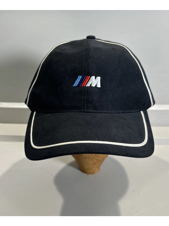 Authentic BMW M Motorsports BMW Lifestyles Black Embroidered Hat Adjustable OSFM